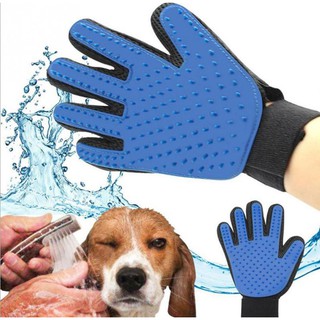 guantes de silicón para limpieza de mascotas/gatos/guantes de masaje para perros/cepillo de masaje para baño (1)