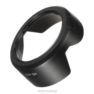 Lente capucha hogar profesional práctico Durable forma de flor accesorios de cámara negro espiral bloqueo para Nikon