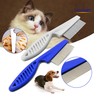 Luyamt [Hot] Pet Dog Cat Teeth Brush Grooming Fur Hair Comb Tool Portable Cleaning Plastic