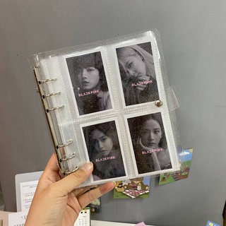 Álbum Polaroid álbum de fotos ins estilo caramelo color 6 agujeros hoja suelta álbum de fotos de 3 pulgadas 5 pulgadas Polaroid foto mini camión almacenamiento libro estrella-chasing chica
