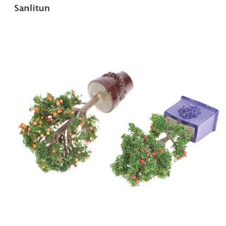 sanlitun 1:12 casa de muñecas miniatura simulación árboles frutales plantas en maceta modelo accesorios venta caliente