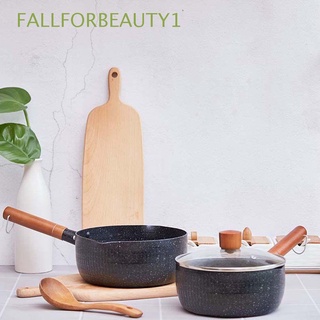 Fallforbeauty1 olla De madera con mango De madera Para inducción De cocina