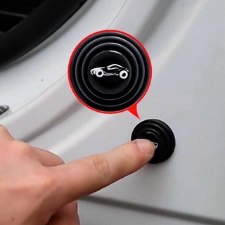 8 piezas de junta silenciosa y absorción de golpes de puerta de coche con logotipo del coche cierre General (9)