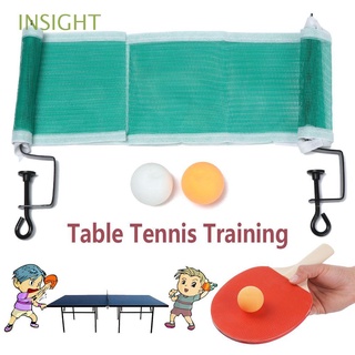 insight durable pingpong entrenamiento principiante telescópica red rack de tenis de mesa conjunto de extender adultos herramienta deportiva paddle bolas de murciélagos