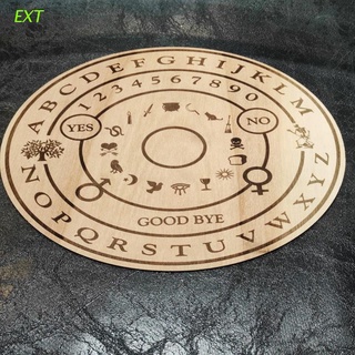 EXT Madera Astrología Pentáculo Placa De Altar Adivinación Posavasos Mat Brujería Suministros Decoración De Mesa Accesorios Adornos