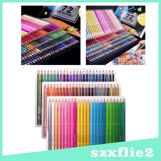 paquete de lápices de colores premium de 72 set de dibujo de artista de alta calidad para colorear