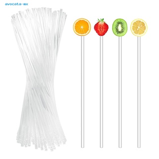 avocata.mx Acrylic Candy Stick Swizzle Sticks Lollipop Sticks Safe Baking Assistant