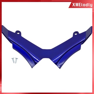 [xmelodly] accesorios de carenado de motocicleta delantero aerodinámico winglets spoiler race aletas parabrisas inferior cubierta protector para (9)
