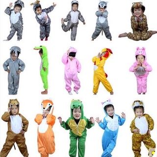 Lindo niños Animal dinosaurio disfraz de navidad Onesies pijamas mono pato cabra vaca conejo mariquita cerdo Halloween Cosplay disfraces mono para niño