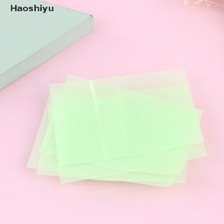 Haoshiyu 100 Hojas/pack De Aceite Facial De Té Verde/De Limpieza De Papel
