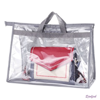 Clear Women Purse Handbag Dust Cover Craft Storage Bag with Zipper For Dust Moisture Proof Protector Travel Organizer