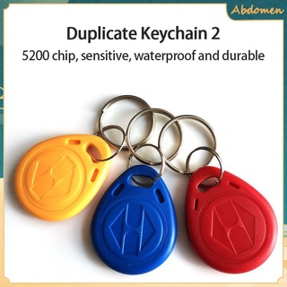 EM4305 T5577 125khz Copy Rewritable Writable Rewrite keyfobs RFID Tag Key Ring Card Proximity Token Badge Duplicate abdomen