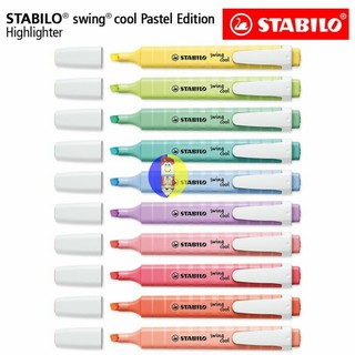 Stabilo SET 10 - Swing Cool Pastel Edition todo/marcador 10pcs