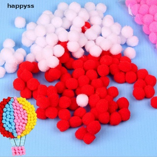 happyss 100 unids/lote 20 colores 15 mm multi opción pompones suave pom poms bolas decoración de boda mx