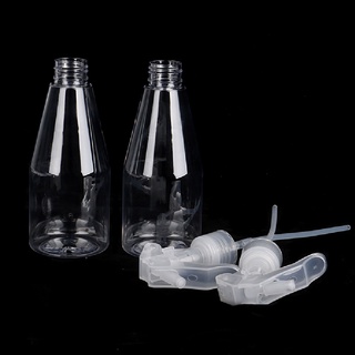 kaciiy 2pc 200ml portátil plástico spray botella transparente maquillaje humedad mx