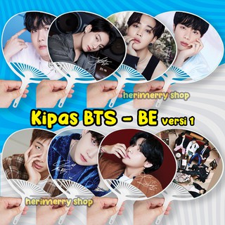 Bts BE fan versión 1- Merchandise ARMY Hand fan KPOP Souvenir no oficial PTD mantequilla