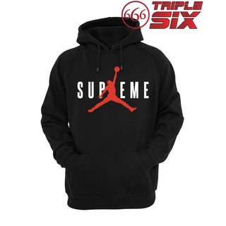 Supreme X Air Jordan negro sudadera con capucha suéter Chamarra Jumper Distro hombres