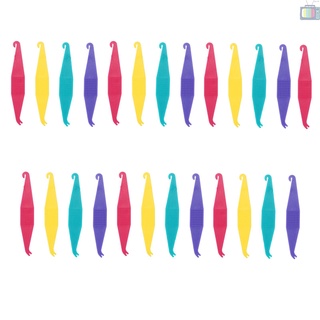25 pzs bandas de goma elásticas multicolores para asientos desechables de plástico ortodoncia