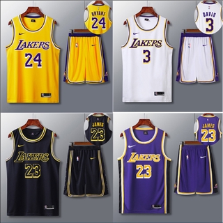 Lakers Jersey Lakers Jersey No. 23 James 24 Kobe Bryant Camisa De Basquete Davis Custom