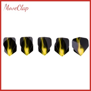 20 piezas accesorios de repuesto de cola de dardos de forma estándar, 6 colores diferentes (1)