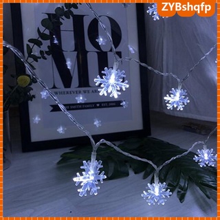 navidad copo de nieve luces de hadas decorativas interior casa jardín boda evento twinkle flash regulable leds luz hogar