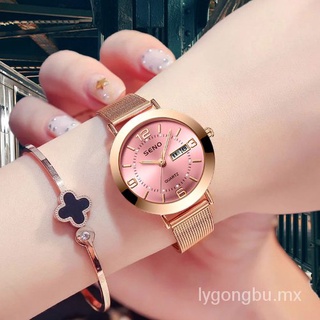 best-seller en douyin precisión de las mujeres reloj mecánico impermeable doble calendario luminoso estudiante reloj de moda estilo coreano reloj de las mujeres (9)