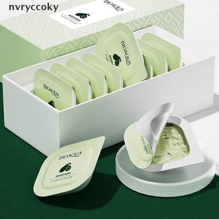 Nvryccoky 6/8PCS/set Avocado Extract Clearing Mud Cream Mask Moisturizing Oil-Control MX