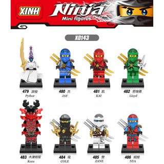 X0143 XH482 Lloyd Compatible with Legoing Minifigures Ninjago Ninja Building Blocks Kids Toys Gift