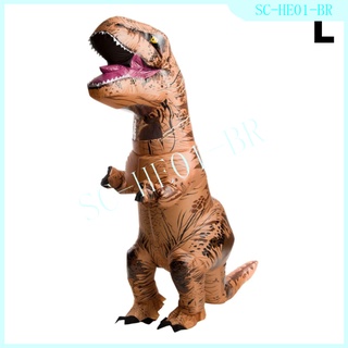 Trajes inflables tiranosaurio Rex Traje De dinosaurio Unisex Adultos niños disfraz fiesta vestido Halloween disfraz De dinosaurio Traje Blow Up