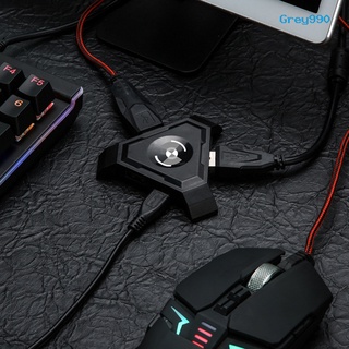 grey990 triángulo teléfono bluetooth compatible con teclado de juegos ratón convertidor adaptador para ios android