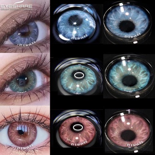 EYESHARE GEM Series Lentes De Contacto Coloridos Para Ojos 1 Par De Decoración Anual De 12 Colores Edics