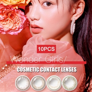 mtl 10 pzs lentes de contacto de colores/lentes de contacto de color natural