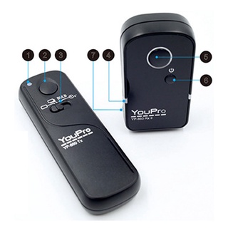 YouPro YP-860/N3 Wireless Shutter Remote Control for Canon 5DIII 6D (3)