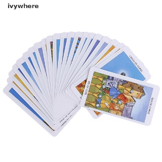 ivywhere 78 tarjetas rider waite original tarot tarjetas deck tamaño regular instrucciones mx