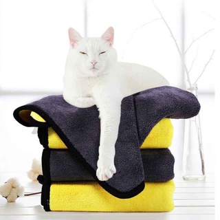 Toallas de baño de gato suministros para mascotas toalla absorbente perro teddy golden retriever de secado rápido