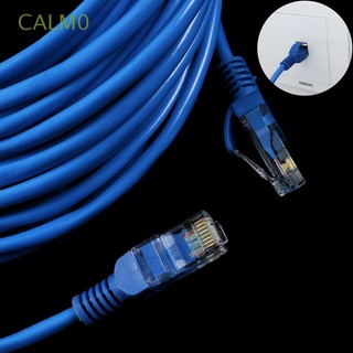 calm0 útil cat5e rj45 profesional lan cable de red ethernet cable de alta velocidad durable de varias longitudes práctico conector de internet