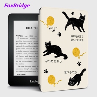 [FoxBridge] Lindo Gato Kindle Caso 2021 Paperwhite 5 (11) Smart Cover 4/3/2/1 Lectores Electrónicos 2019 10/2016 8/2014 7a Generación Shell Protector