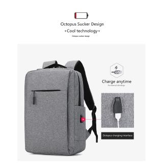 Multifunción Anti-golpes mochila de viaje USB interfaz de negocios hombres bolsa de ordenador portátil USB impermeable urbano bolsa de ocio (2)