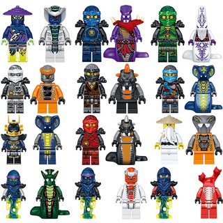 24pcs/set Ninja Go Minifigure Lego Toys Mini Figure Building Blocks 31035 Kids Education Toy (4)
