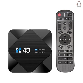 [In Stock] H40 Android 10.0 Smart TV Box Allwinner H616 Quad-core UHD 4K Media Player 6K HDR10 H.265 VP9 4GB / 64GB 2.4G & 5G WiFi B