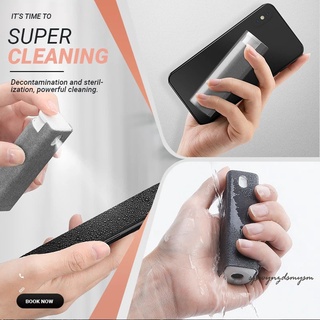 Limpiador de pantalla 3 en 1 a prueba de huellas dactilares, fácil de usar, reutilizable, elimina manchas de pantalla para teléfono celular