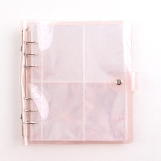 3-inch Transparent Glittering Large Capacity 6-hole Loose-leaf Insert into the Album (9)