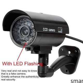 listo seguridad tl-2600 impermeable al aire libre interior falso cámara de seguridad maniquí cctv cámara de vigilancia cámara nocturna luz led color smar