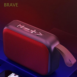 BRAVE Portátil Altavoz de radio Bajo Caja se Sonidos Vocero Mini USB Exterior Inalámbrico Bocina Bluetooth/Multicolor