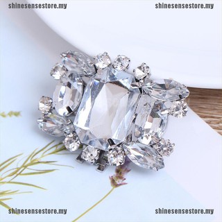 1Pc zapatos de mujer decoración de diamantes de imitación de aleación Clips de zapatos elegantes hebillas (1)