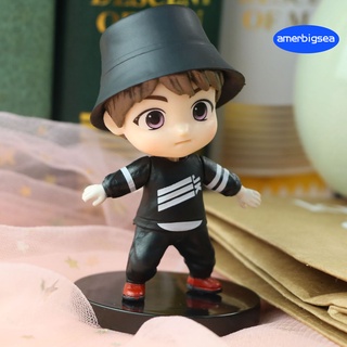 7Pcs/Set BTS Bangton Boys Miniature Figurine Collection Model Ornament Kids Gift (8)