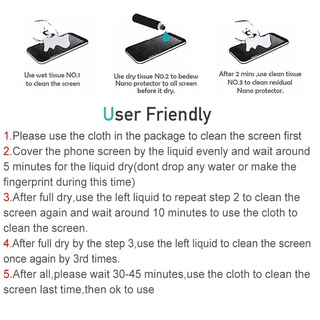 Protector De pantalla Universal 4D con revestimiento invisible Para Celular (2)