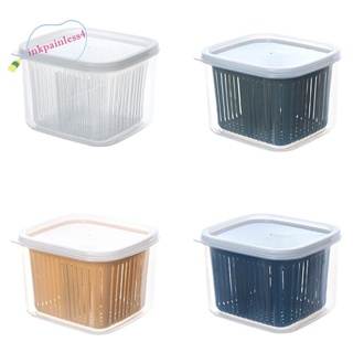 4 piezas caja sellada/caja sellada/Verde con compartimiento Para cocina/refrigerador