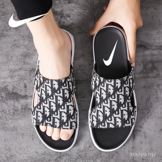 YL🔥Ready Stock🔥2021 New Nike Dior Joint New Men'S Fashion Indoor Slippers Popular All-Match Outdoor Sandals Comfortable, Breathable, Non-Slip Wear-Resistant Beach Shoes 38-44Zapatos de hombre