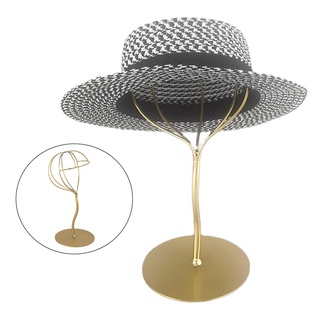 soporte estable de metal para sombreros de mesa, peluca, soporte de exhibición para ventana de tienda (8)